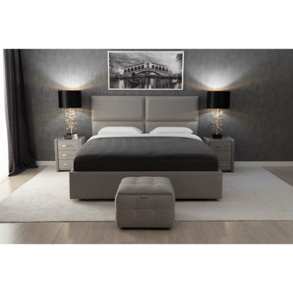 Кровать «Риальто» без ПМ, 140 ? 200 см, ортопедическое основание, цвет bravo 25