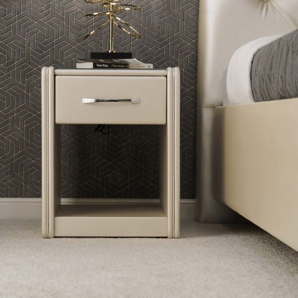 Тумба «Алеро», узкая, 1 ящик, 410 ? 430 ? 530 мм, цвет взбитые сливки