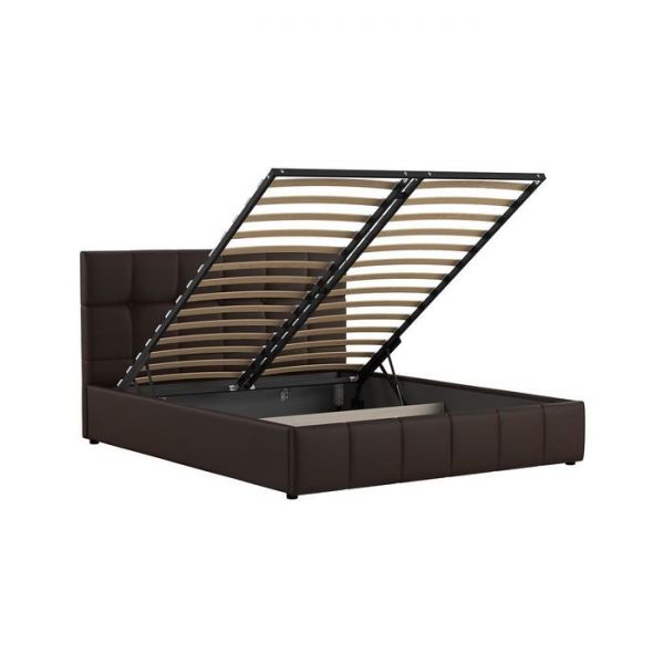 Кровать Хлоя 1600*2000, ортопедическое осн+ПМ, Шоколад