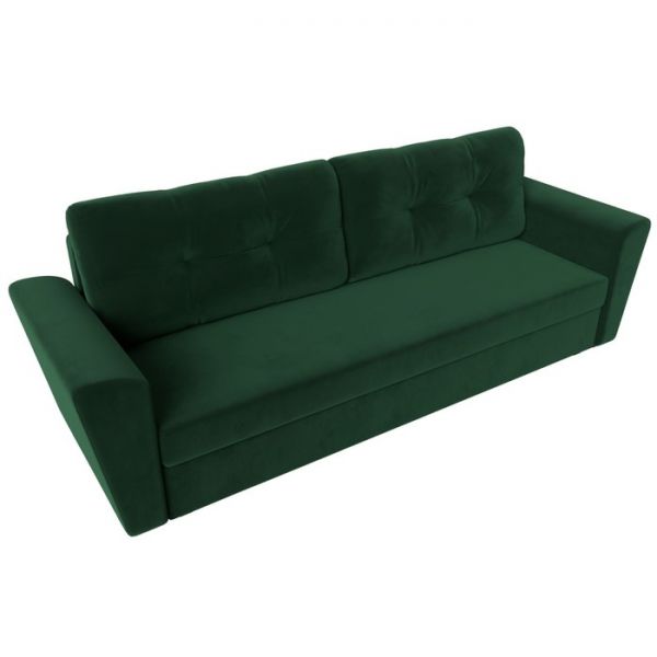 Диван прямой «Амстердам лайт», еврокнижка, велюр, цвет бежевый