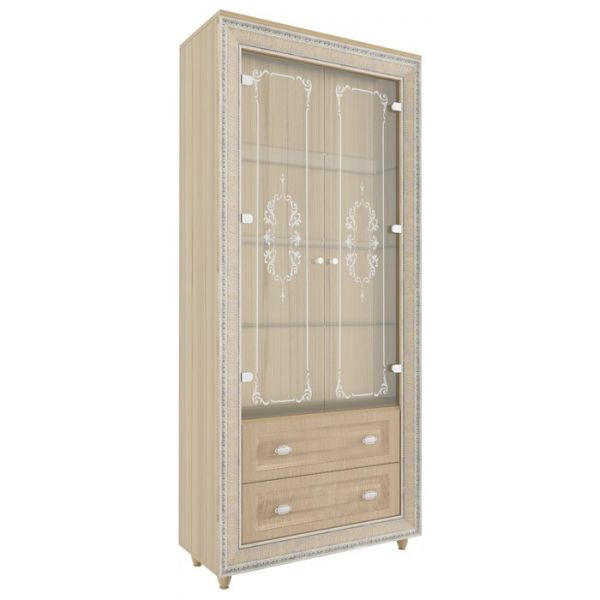 Шкаф «Калипсо 2», 832 ? 362 ? 1880 мм, цвет туя светлая