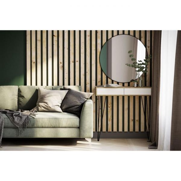 Стол-консоль «Телфорд», 900 ? 350 ? 875 мм, цвет дуб американский / графит