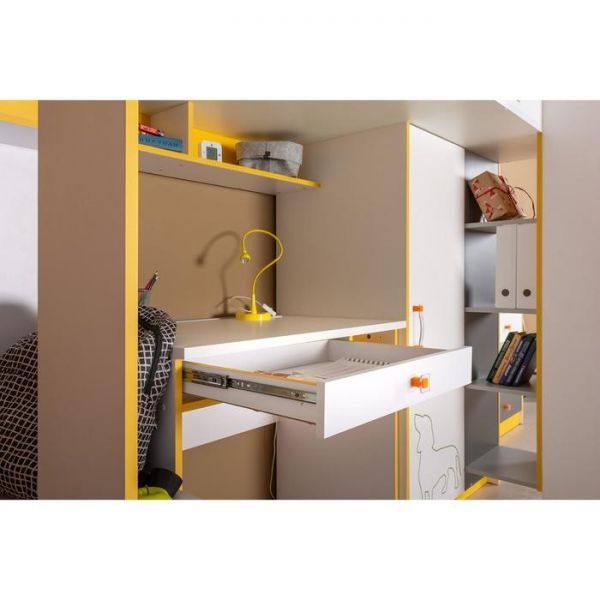 Стол письменный Альфа 12.41, 852х545х763, Солнечный свет