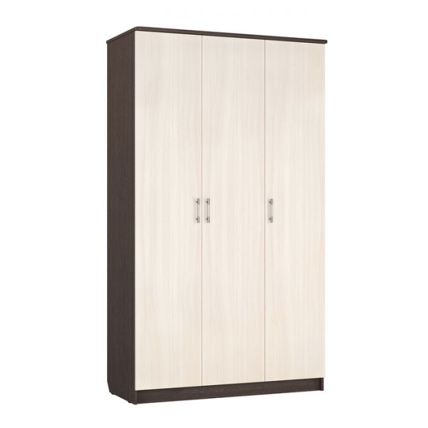 Шкаф 3-х створчатый ШР-3 2100х1200х550 Дуб выбеленный/Венге
