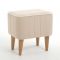 Пуф "Амма" велюр Velutto бежевый