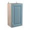 Шкаф навесной Кантри 450х300х720 Дуб молочный/Голубой