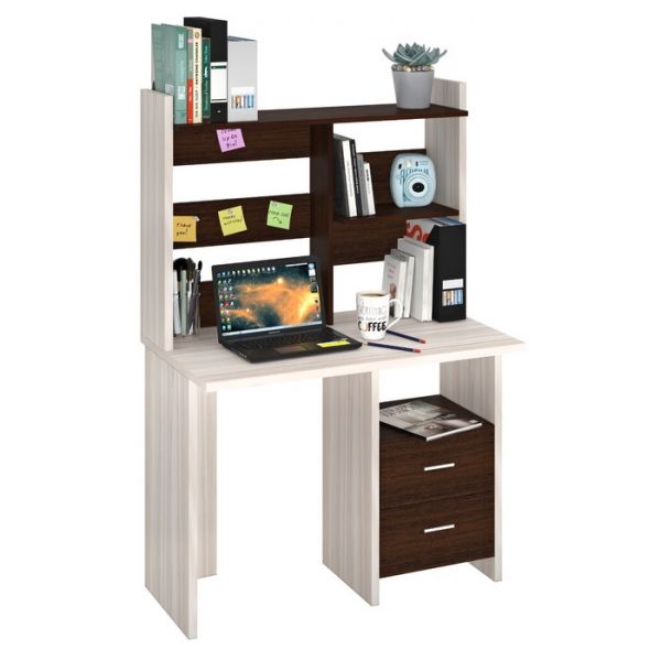 Компьютерный стол, 1000 ? 600 ? 1520 мм, цвет карамель