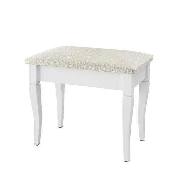 Банкетка «Прованс», 535 ? 335 ? 450 мм, цвет белый / броде 024