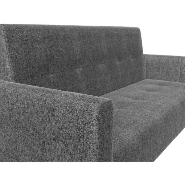 Прямой диван-книжка «Вест», механизм книжка, рогожка, цвет бежевый