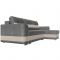 Угловой диван «Честер», механизм еврокнижка, рогожка, цвет серый / бежевый