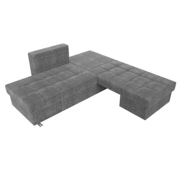 Диван трансформер «Сплит», механизм еврокнижка, рогожка, цвет серый