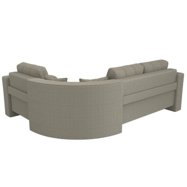 Угловой диван «Кембридж», механизм еврокнижка, рогожка, цвет бежевый