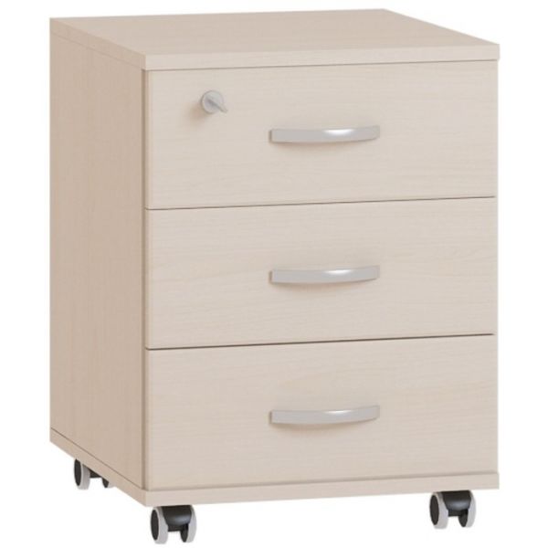 Тумба выкатная, 454 ? 482 ? 562, 3 ящика, цвет дуб девон