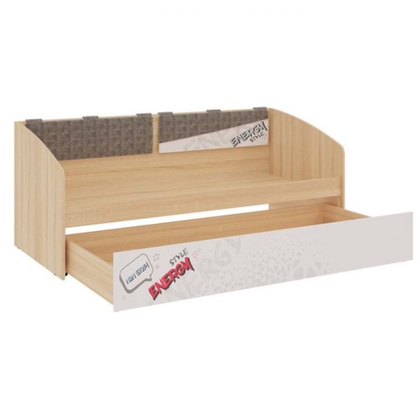 Софа Энерджи, 2042х865х783, Дуб сонома/Белый