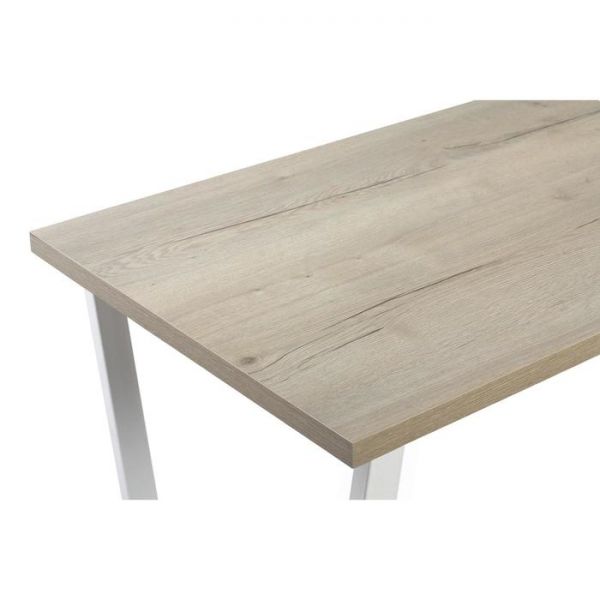 Стол АТЛАНТ-08 1400*900х750 Галифакс белый/Опора АТЛАНТ-Белый глянец