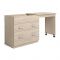Комод трансформер, 510х800(1500)х750, Ясень шимо светлый