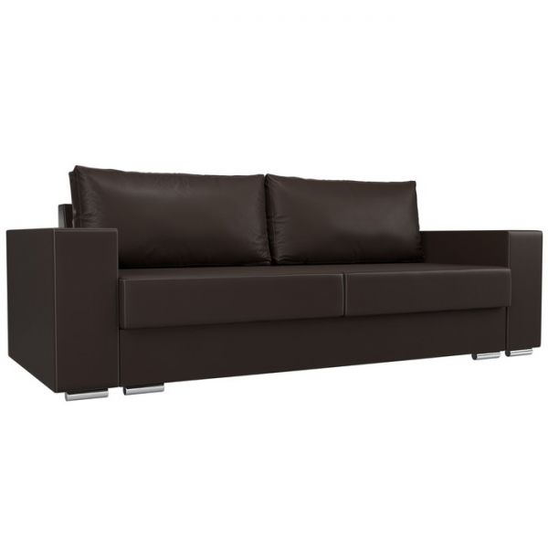 Прямой диван «Исланд», экокожа, цвет бежевый