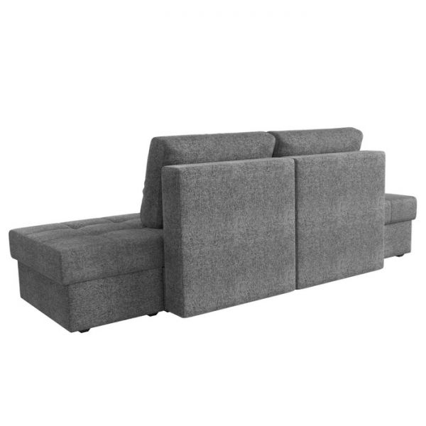 Диван трансформер «Сплит», механизм еврокнижка, рогожка, цвет серый