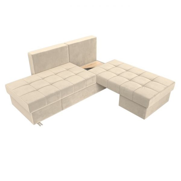 Диван трансформер «Сплит», механизм еврокнижка, рогожка, цвет серый