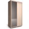 Шкаф-купе Удачный 1 зеркало 1200х600х2300 Венге Темный