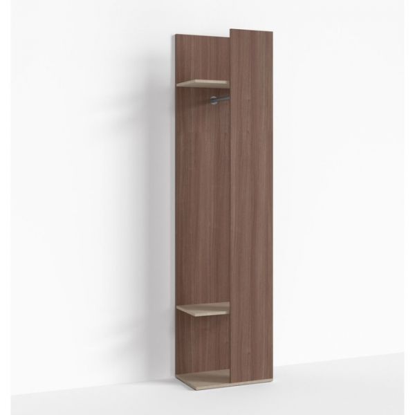 Стеллаж ПР-ШС-1-5, 500х330х2100 мм, ясень шимо темный, ясень шимо светлый