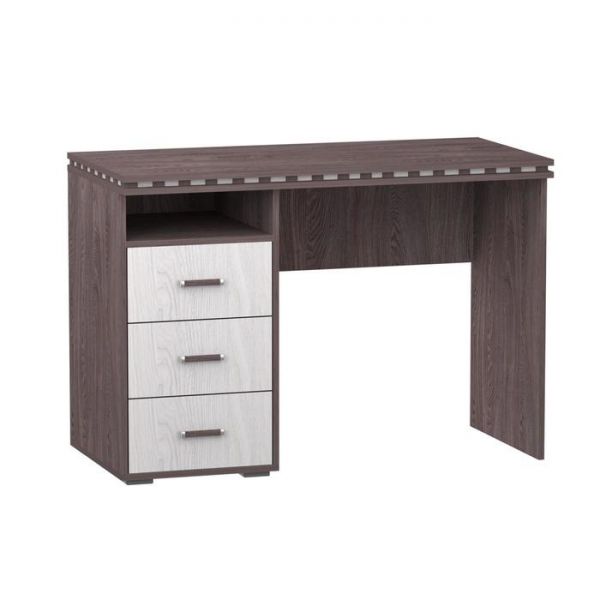 Стол письменный «Ольга 13», 1150 ? 550 ? 800 мм, цвет ясень анкор тёмный / анкор светлый