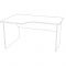 Стол компьютерный угловой левый 1560*1050*750  Белый