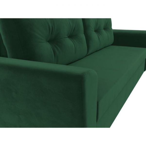 Диван прямой «Амстердам лайт», еврокнижка, велюр, цвет бежевый