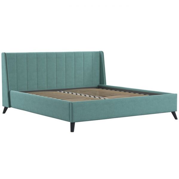 Кровать Мелисса, 1800х2000, ортопедическое осн+ПМ, Вивальди 10/Ментоловый