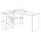 Угловой стол, 1200 ? 1300 ? 770 мм, левый угол, цвет белый жемчуг