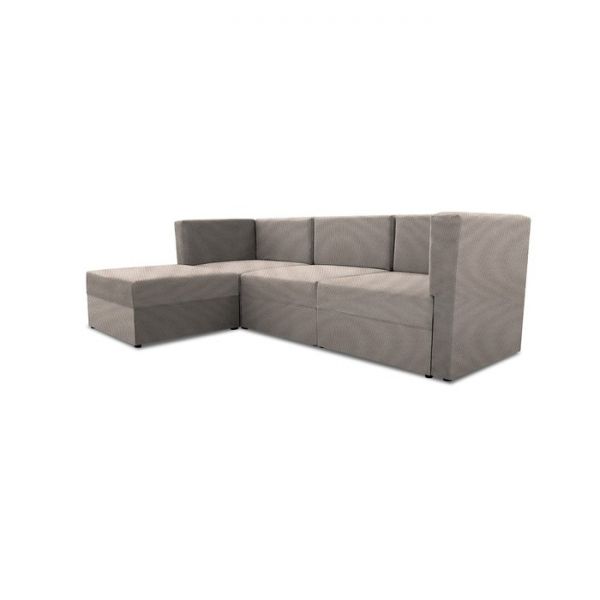 Диван модульный угловой «Бергамо», четыре секции, рогожка, цвет savana plus mocca