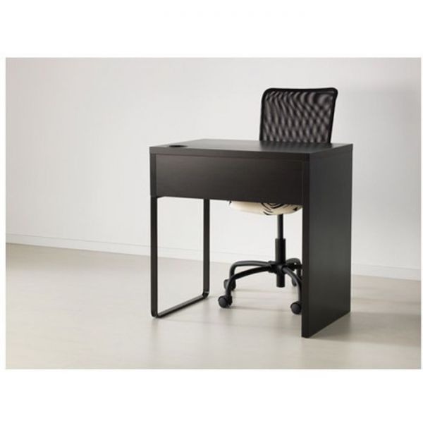 Письменный стол МИККЕ, цвет чёрно-коричневый