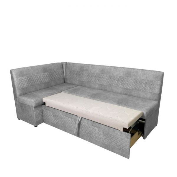 Кухонный уголок «Фантазия», левый угол, цвет эмилия смок