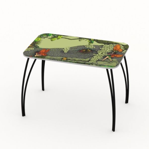 Обеденный стол Stalker, 1030 ? 640 ? 720 мм, ножки чёрные F1, чайная церемония