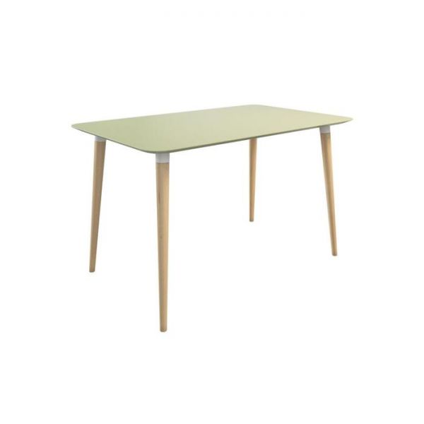 Стол обеденный Сканди-1 1200х750х750 белый/светлый лак