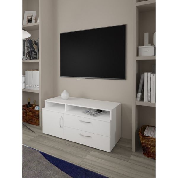 Тумба ТВ «Париж», 1102 ? 450 ? 500 мм, цвет белый