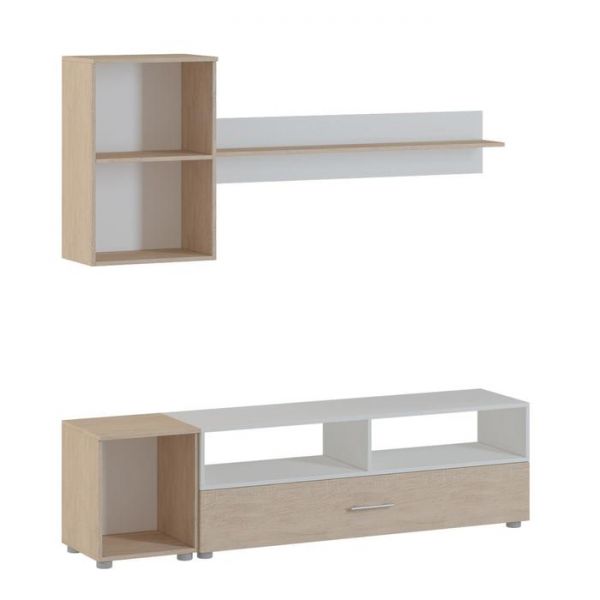 Гостиная Oskar-2 Дуб сонома/Белый