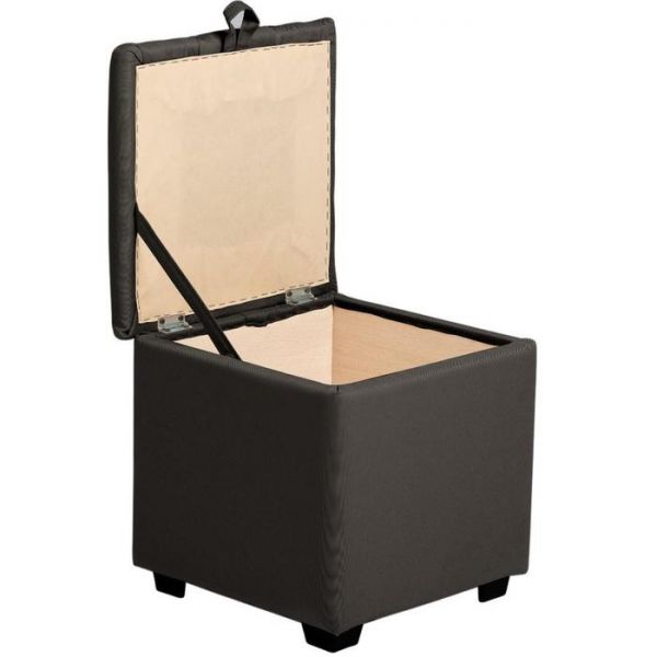 Пуф Осло мини 400х400х410 Рогожка GRAFIT