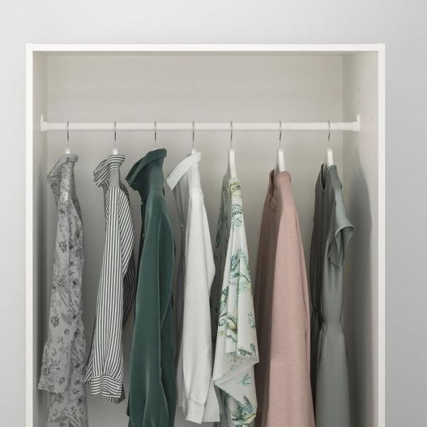 KLEPPSTAD КЛЕППСТАД Гардероб 2-дверный, белый79x176 см