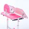 Растущая парта со стулом S01, розовая, ростовая группа №3-4