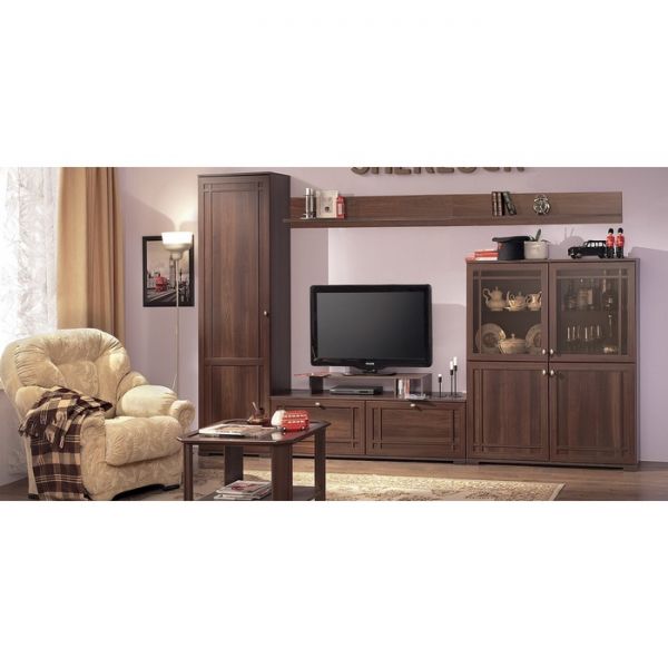 Тумба ТВ Sherlock 3, 1199 ? 400 ? 420 мм, цвет орех шоколадный