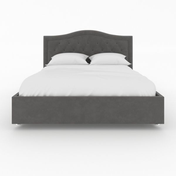 Кровать «Ротонда» с ПМ, 140 ? 200 см, ортопедическое основание, цвет Star Velvet 16 Grey