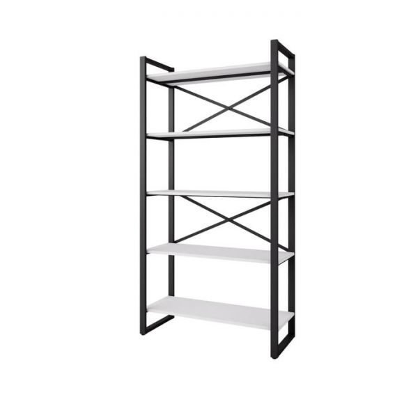 Стеллаж «Хардвиг L», 900 ? 390 ? 1765 мм, цвет белый