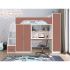 Детская кровать-чердак ТЕЯ винтерберг/амарант