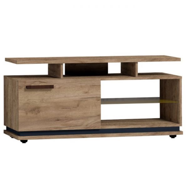 Тумба ТВ малая Nature 333, 1136 ? 400 ? 537 мм, цвет гаскон пайн / чёрный