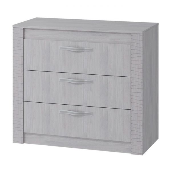 Комод Монако 964х460х850 ясень белый/F12