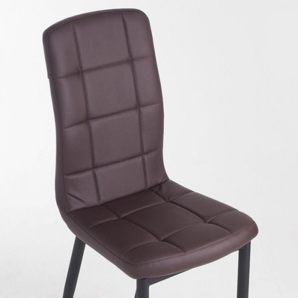 Стул "Квадро" Металл черный/AERO кремовый