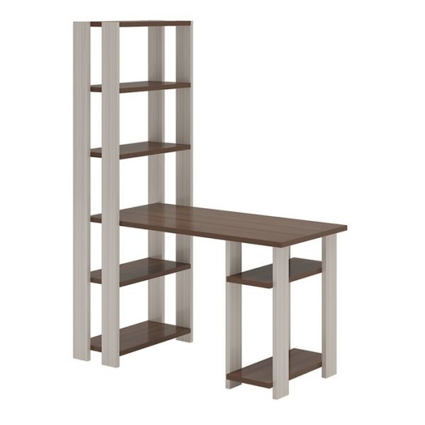 Компьютерный стол, 1200 ? 650 ? 1800 мм, цвет белый