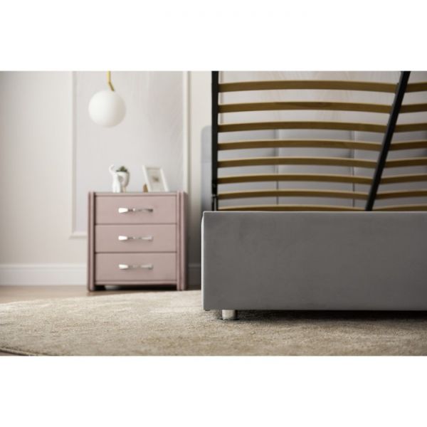 Кровать «Птичье Гнездо» с ПМ, 140 ? 200 см, ортопедическое основание, 1 ящик, velutto 51