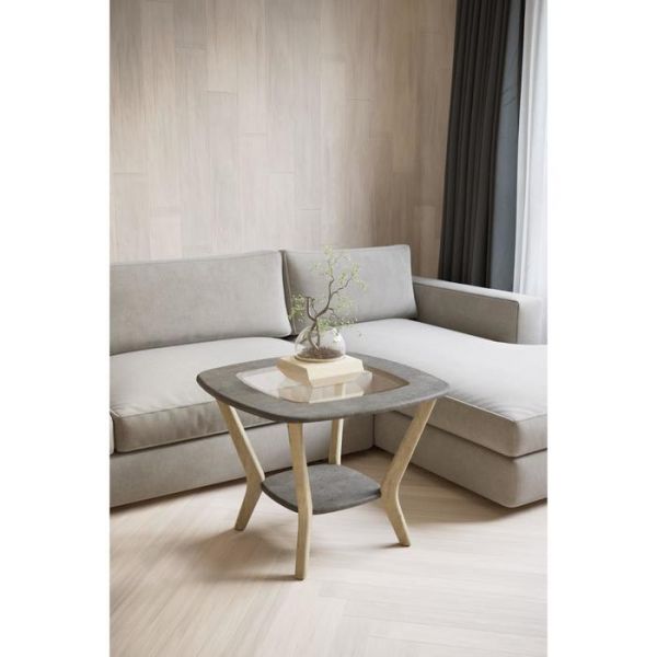 Стол журнальный «Мельбурн», 650 ? 650 ? 500 мм, цвет белый